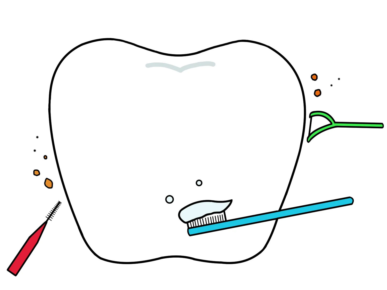歯ブラシのみのブラッシングでは約4割も汚れが残っています！