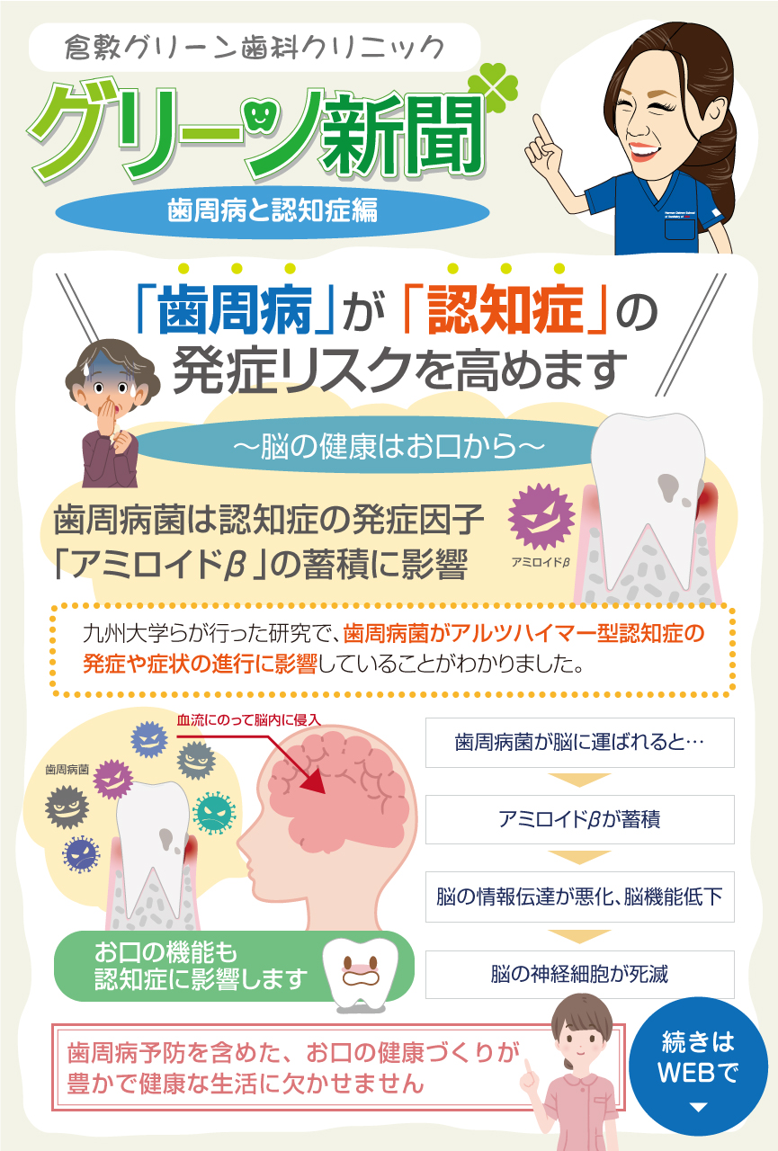 グリーン新聞【歯周病と認知症編】