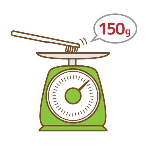 ブラッシング圧に注意する