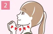 2 顎下腺(がくかせん)マッサージ